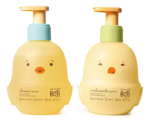 Boti Baby: Shampoo Suave 200ml + Condicionador Suave 200ml