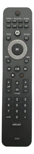 Controle Philips Tv Lcd/led Smart 026-3242 C01274 Preto