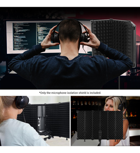 Espuma Absorbente De Sonido Portátil De Mesa Con Aislamiento