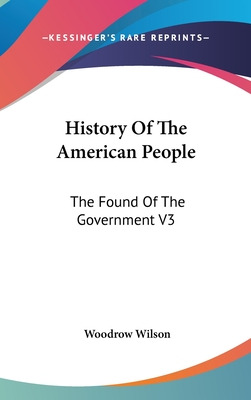 Libro History Of The American People: The Found Of The Go...