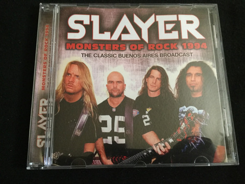 Slayer Monster Of Rock 1994 Cd Metallica B3