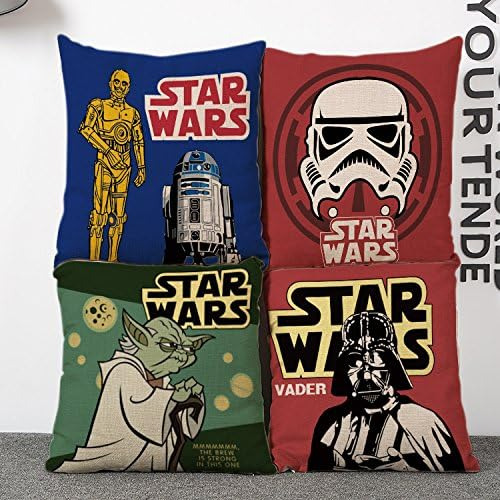 Oceancube Funda De Almohada De Dibujos Animados Star Wars Da