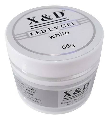 Kit 2 Geis Xed Reconstrutor Extensão Alongamento Unha 56g Xd Cor 2 Geis 56g X&d White