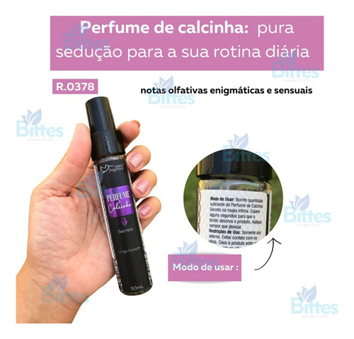 Kit 10 Perfumes De Calcinha Secrets Suave Fragrance Revenda
