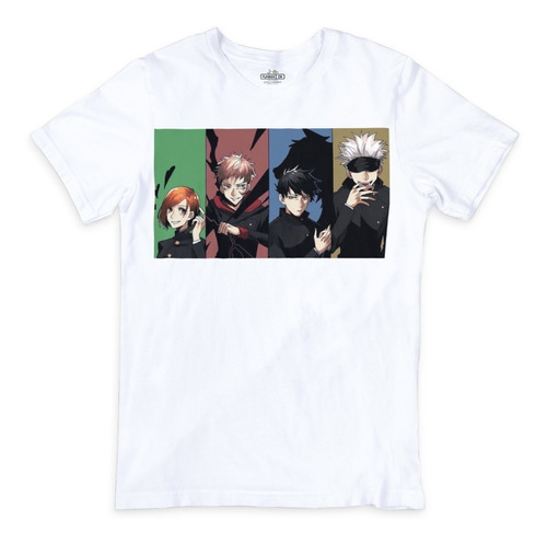 Playera Jujutsu Kaisen Playeer Gojou Itadori Acid Mascara