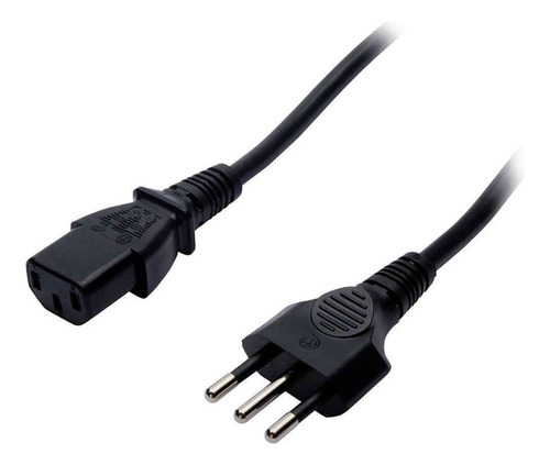 Cable De Poder Para Fuente Pc 3 En Linea Premium Gtía 1 Año