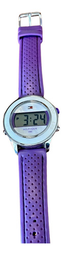 Reloj Tommy Hilfiger Dama Acero Inox. W/r 30 Mts Purple