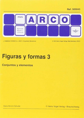 Libro Figuras Y Formas 3. Conjuntos Y Elementos - 