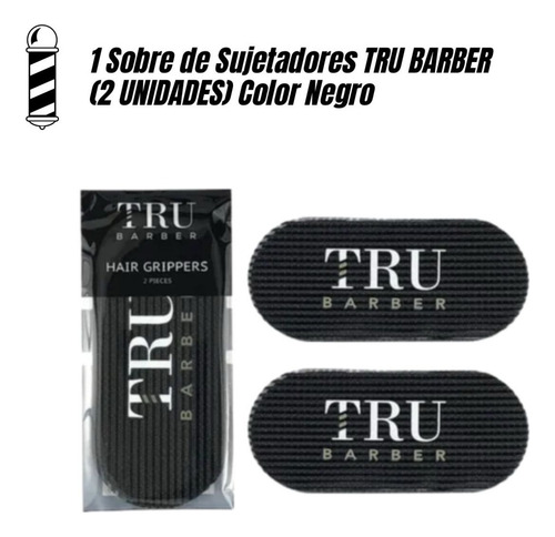 Set Para Barberia Profesional Navaja + Capa + Accesorios Pro Negro