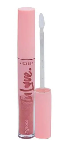 Gloss Labial Vizzela In Love Hidratante Cor Rosa Mozão 01