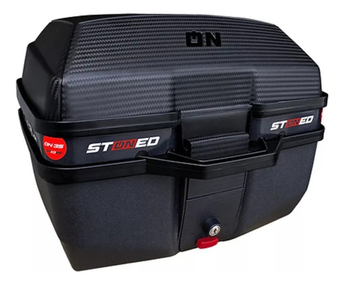 Bauleto 35 Litros Tracker Preto Stoned Moto