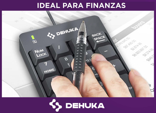 Teclado Numerico Usb Pc Notebook Dehuka TK204