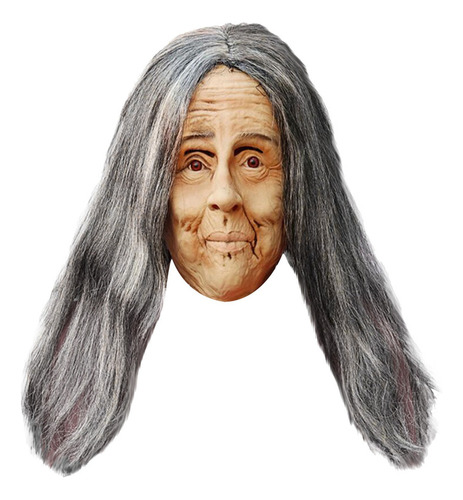 Máscara De Terror De Halloween, Máscara De Bruja Vieja Y Ate