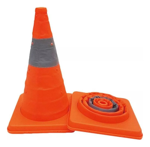 Nuevo Cono De Señal De Seguridad Vial Reflectante Plegable