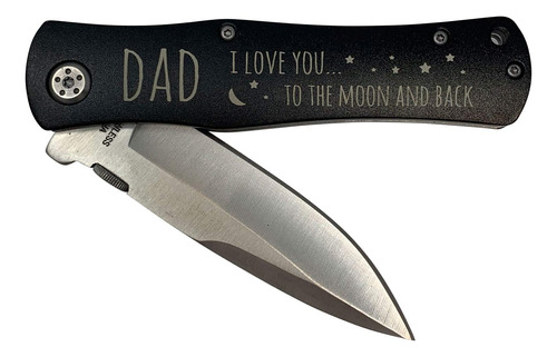 Dad - I Love You To The Moon And Back - Cuchillo De Bolsillo