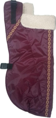 Capa  Perro Grande Xl Impermeable C/corderíto  75 Cm