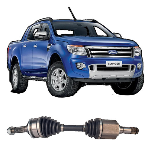 Semi Eixo Ford Ranger 2.2 4x4 2012/2023 Lado Esquerdo 28x29