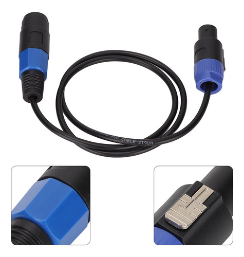 Cable De Bocina De Sonido Profesional Macho A Hembra De 4 N
