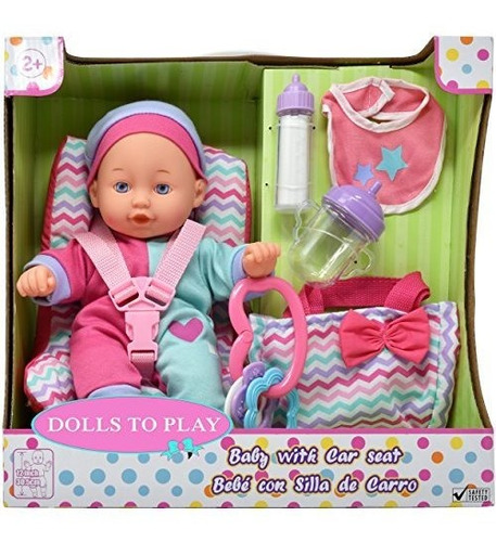 Muñecas Para Jugar De Bebe Con Asiento De Coche Elevador