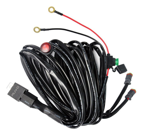 Kit De Cableado Universal Luces Led, Doble Salida Conec...