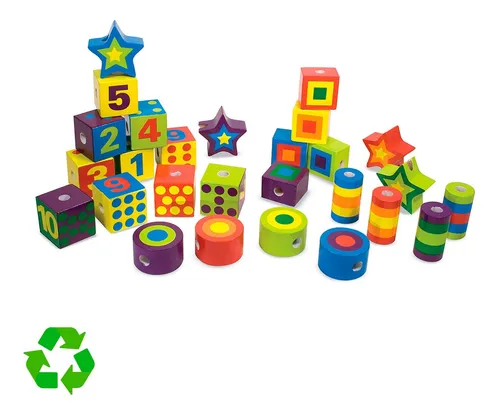 comprar Juego De Encaje De Madera Con Cordones Melissa & Doug