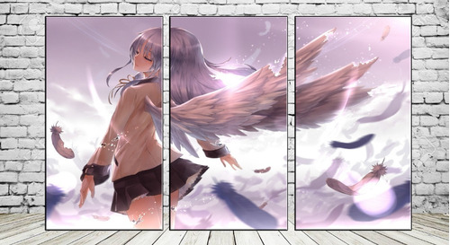 Cuadros Anime Manga Angel Beats 90x57 Cm Ideal Habitacion A1