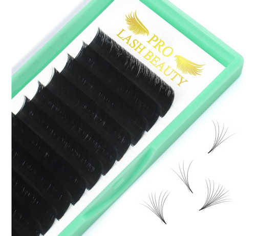 Extensiones De Pestañas Volume Lashbeauty Easy Fan D-0.05-9