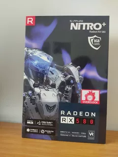 Tarjeta Grafica Amd Radeon Sapphire Nitro Rx 580 8gb Gddr5