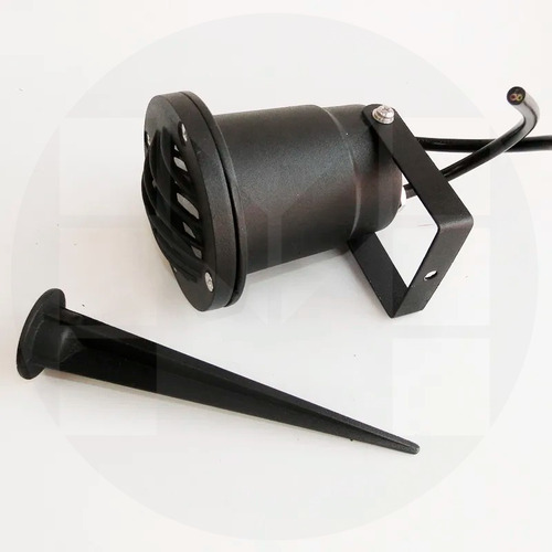Estaca Para Jardin Con Reja Gu10 Ip65 Exterior + Dicro Led