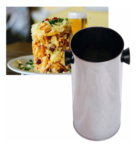 Torre De Batata Forma Pratic Bacon Calabresa Aço Inox 30cm