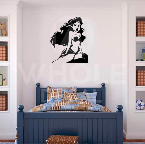 Vinilo De Pared Ariel La Sirenita Disney Decal