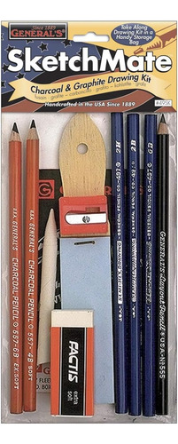 General Pencil Company Sketchmate Kit De Dibujo De Grafito Y