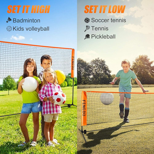Juego De Red De Bádminton Portátil, Red De Tenis De Altura A