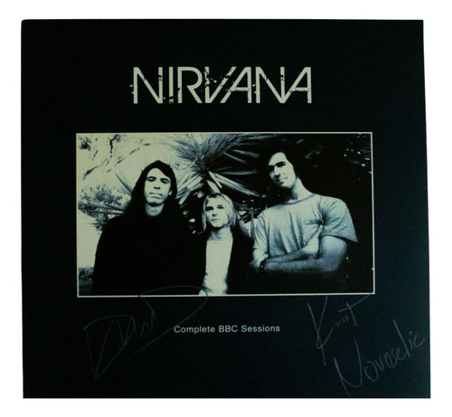 Disco Vinyl Firmado Por Nirvana Complete Bbc Sessions