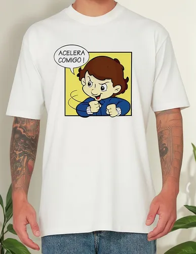 Remera Acelera Comigo, Ayrton Senna, Senninha - S A Xl