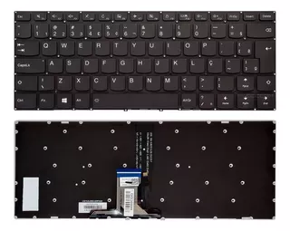 Teclado Compatível Lenovo Yoga 510-14isk Com Backlight Br