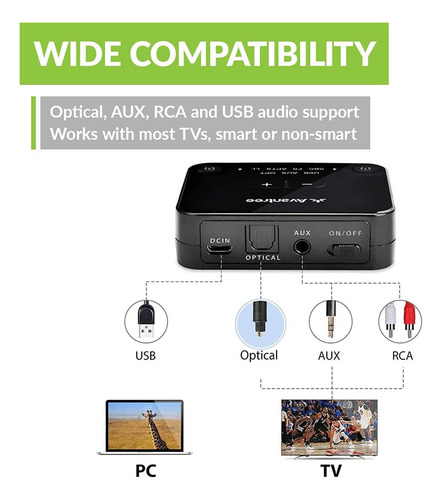 Auriculares Avantree Ht4186, Inalambricos/bluetooth