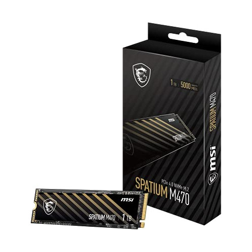 Msi Spatium M470 Pcie 4.0 Nvme 1tb Interna