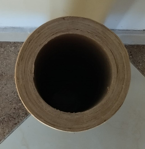 10 Tubos Cartón Para Film Stretch O Artesania 52cm Largo Marrón Claro
