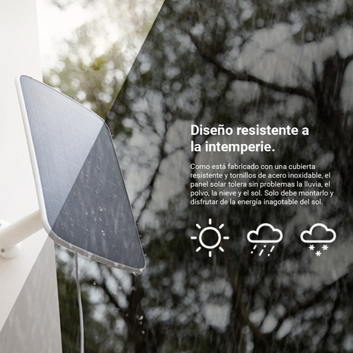 Kit Camara De Seguridad 4g Exterior Ptz Panel Solar Ezviz Cs-eb8-r100 Blanco