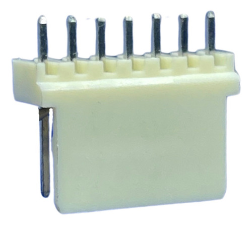 Conector Kk 2512 7 Vias Macho 2,54mm 180º