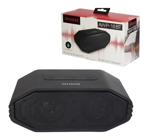 Parlante Aiwa Portátil Impermeable Speaker Awp-10bt