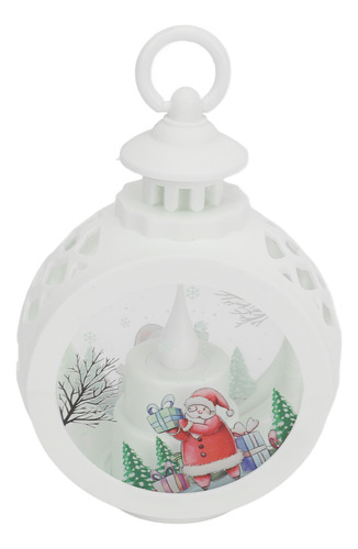Farol Navideño Vintage Con Textura Exquisita Para Colgar, Fe