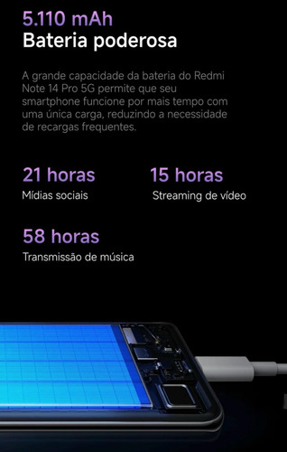 Redmi Note 14 Pro 5g 8 Ram 256gb Lilás