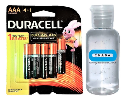 Pilas Duracell Aaa Con Antibacterial Personal De Regalo