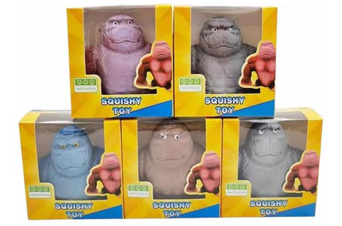 Squeeze Escuichi Mini Gorila Chango Anti Estrés Pack 12