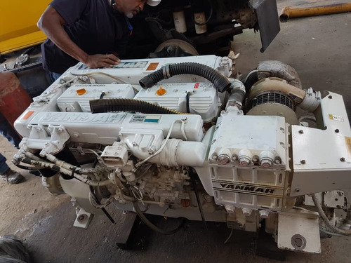 Imagen 2 de 7 de Motor Yanmar Marine 6cxm Gte2 500 Hp Lv1519