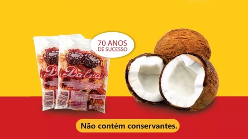 DOCE DE COCO EM TABLETES DALVA - BALA DALVA 1Kg