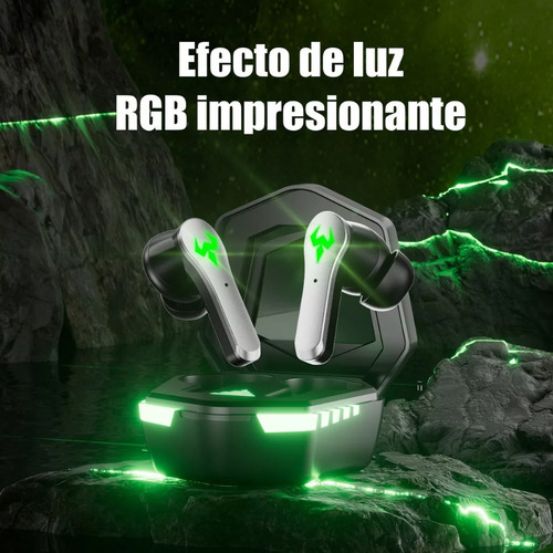 , Fone De Ouvido Sem Fio Para Jogos Bluetooth 5.2 Com