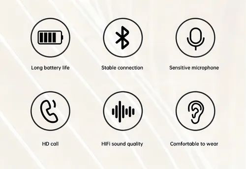Audífonos Auriculares Inalámbricos Bluetooth 5.3 Monster Xkh01 Con Cancelación de Ruido activa ENC Color Negro